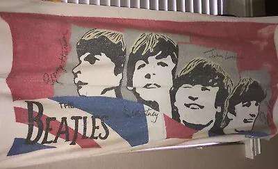 The Beatles Beach Towel 90s Era Apple Corps • $80