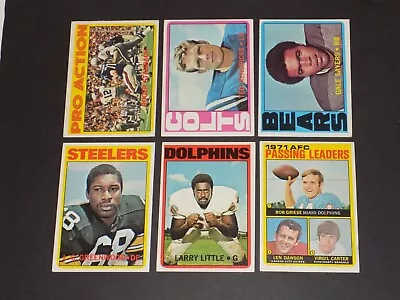 1972 Topps Football Lot Of (6) Rookies Stars HOFers EX Vintage Lot • $31