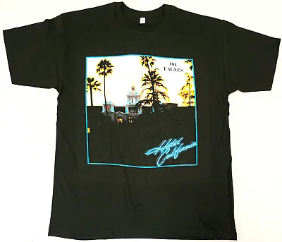 $15.99 • Buy EAGLES T-shirt Hotel California Classic Rock Band Men's 100% Cotton Tee New