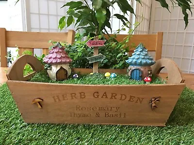 £4.29 • Buy Fairy House Garden Planter Container Pot Miniature Accessory Ornament - Various