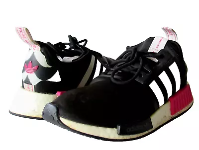 Adidas Originals MARIMEKKO NMD_R1 Shoes Black/Magenta H00655 Women's Size 9.5 • $31.59