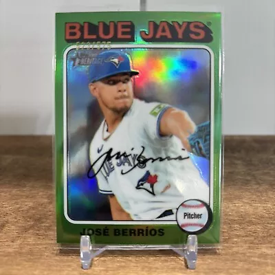 Jose Berrios 2024 Topps Heritage Chrome Refractor #468 #d /575 Blue Jays • $0.99