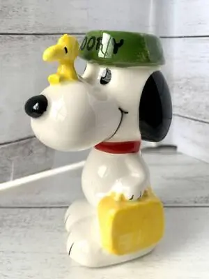 Rare Vintage Snoopy Determined Pottery Planter • $262.29