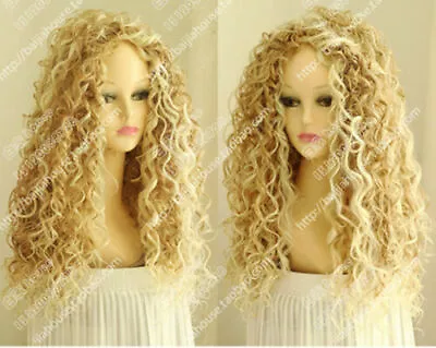 Fashion Wig New Long Sexy Women's Cosplay Light Blonde Party Curly Natural Wigs  • $26.78