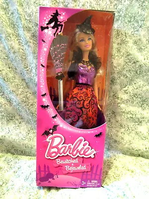 LC-2140 BARBIE Doll  BARBIE BEWITCHED & BEJEWELED  Halloween Doll 2013; MIB • $19.99