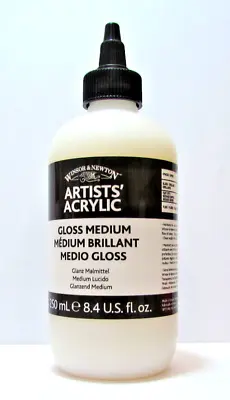 Winsor & Newton Artists Acrylic Medium Gloss Medium 250ml • £11.99
