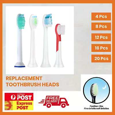 $7.52 • Buy Philips Diamond Clean Compatible Sonicare Toothbrush Replacement Heads Refill AU