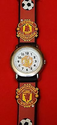 Manchester United Wristwatch 1997 MU Ltd. Water Resistant Quartz New Battery  • $30