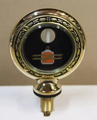 Packard Sr. Brass Or Chrome Motor Meter Temperature Gauge 1920's • $250