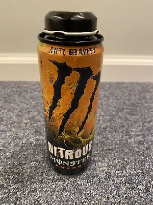 EMPTY Monster Nitrous Anti Gravity Energy Drink Can Rare 12 Oz 2009 Discontinue • $29.95