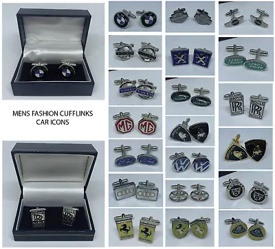 £9.95 • Buy Mens Car Logo Cufflinks - With Presentation Box