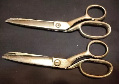 VINTAGE DRESSMAKING & PINKING SCISSORS  RICHARDS SHEFFIELD MID 20th C • $55