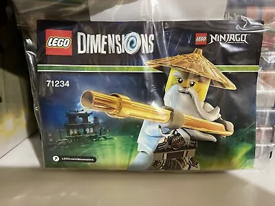$34.99 • Buy NEW&SEALED LEGO Dimensions 71234 | Ninjago Sensei Wu Fun Pack |