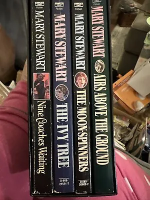 MARY STEWART Queen Of Suspense Box Set 4 Paperback Books VGC Nine Airs Ivy Moon • $9.99