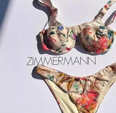 Zimmermann Tropicana Bikini Bralette Size 8-10 Great Condition • $100