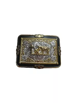 Praying Cowboy Western Style Buckle Hebilla Vaquero Oracion Vaquera • $19.99