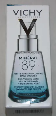 Vichy Mineral 89 Fortifying And Plumping Booster 1.01 Oz 30 ML Exp 03/26 NEW • $16.99
