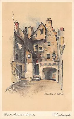 Bakehouse Close Edinburgh Marjorie C. Bates A.B.C. Postcard (B517) • £9