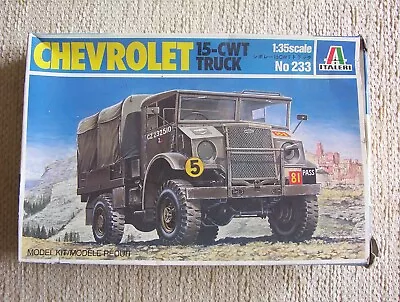 Italeri 1/35 Scale Chevrolet 15-CWT Truck Model Kit. [untouched] • £19.99