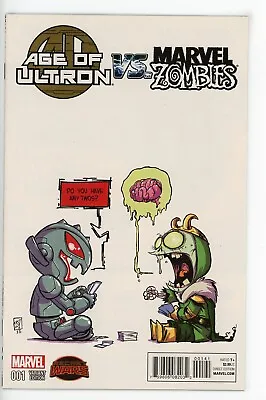 AGE OF ULTRON Vs MARVEL ZOMBIES #1 NEAR MINT 2015 SKOTTIE YOUNG VARIANT B-220 • $9.95