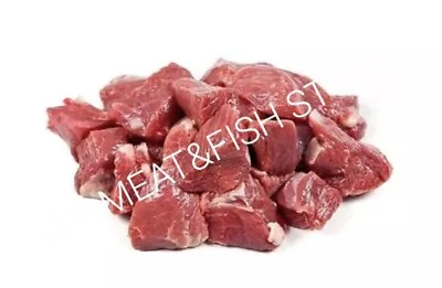 Fresh British Boneless Mutton Diced 1kg -halal- Dpd Next Day Delivery! • £19.99