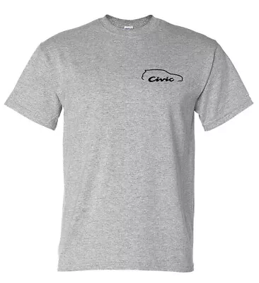 EG Civic Shirt Soft *SUPER Soft 60/40 Blend T Shirt* Cars JDM Legends Outline • $21.99