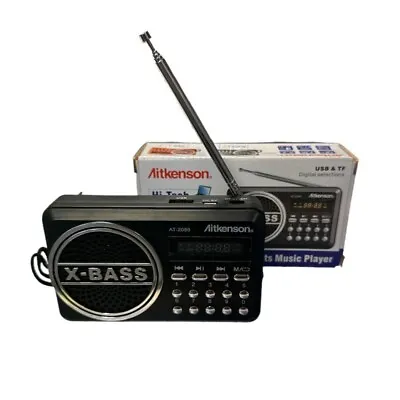 Aitkenson Rechargeable Small FM Radio - AT2080 • £6.99