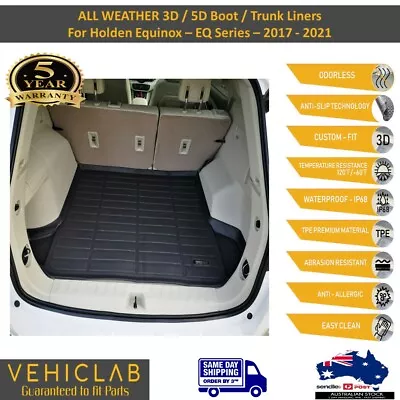 3D / 5D TPE All Weather Car Boot Liner Mat For Holden Equinox EQ - 2017 - 2021 • $80