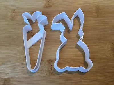 £4 • Buy Rabbit Bunny Easter Shape And Carrot Cookie Cutter Biscuit Pastry Fondant