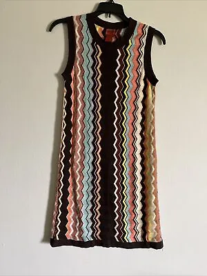 Missoni For Target Classic Chevron Knit Sleeveless Shift Dress Girls Size XL • $26.99