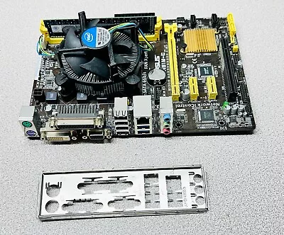 ASUS H81M-C Motherboard W/ Intel Core I3 4160 3.60Ghz 2GB DDR3 + Fan I/O TESTED • $60