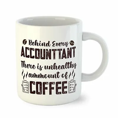 Accountant Gifts For Accountants - Funny Mug Gift - Behind Accountant There Is • £8.97