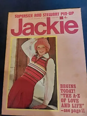 Rare Vintage JACKIE Magazine 1st DECEMBER 1973 Suzi Quatro Rod Jacksons JK496 • £12.50