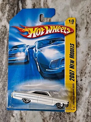  2007 Hot Wheels #18 New Models White 1964 Ford Galaxie 500XL Kmart Exclusive • $9.99