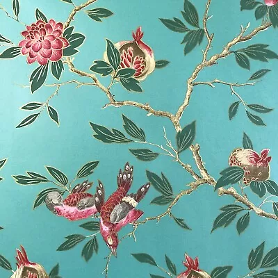 Zoffany  Manchu  Wallpaper ZFLW03005 (colour: Turquoise) • £60