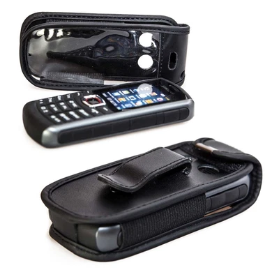 £9.19 • Buy Caseroxx Leather-Case With Belt Clip For Samsung B2710 In Black Made Of Genuine 