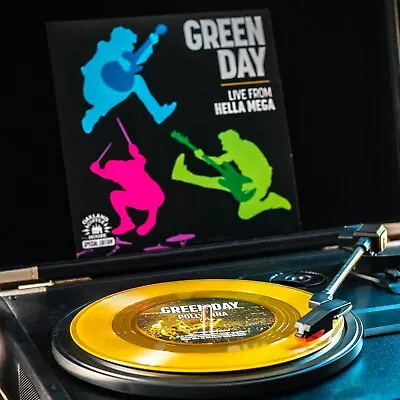 Green Day Live From Hella Mega Exclusive Limited Yellow Colored Vinyl LP • $10