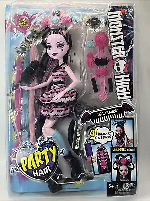 Monster High Doll Draculaura Party Hair 2016  New Damaged Box • $40.99