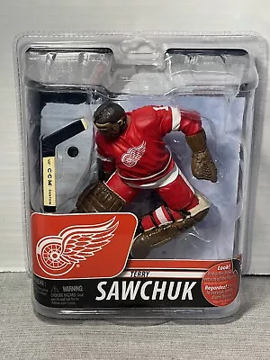 McFarlane Series 29 TERRY SAWCHUK GOLD COLLECTOR LEVEL  /350 Hockey Figure • $99.99