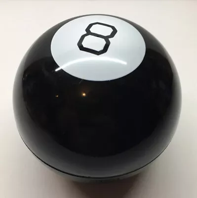 Magic 8 Ball Toy Game Fortune Teller Kids Lucky Answers 1186 Mattel 30188 Works. • $6.95