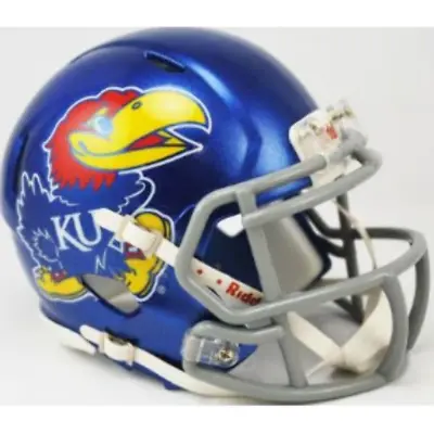 Kansas Jayhawks NCAA Mini Speed Football Helmet Oversized Decal - NCAA. • $32.99