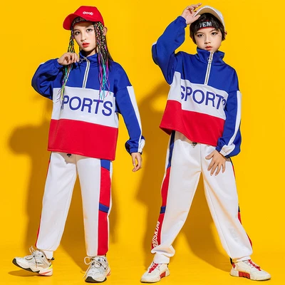 £9.16 • Buy Kids Boys Girls Street Dance Costume Cool Hip Hop Clothes Performance Outfit UK