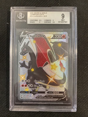 $179.99 • Buy Charizard V 079/073 - Shiny Secret Rare - Champions Path - Pokemon - PSA 9 MINT