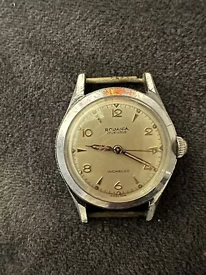 Mens Vintage 1950s RODANIA 17J Swiss Made Mechanical Wristwatch • £45