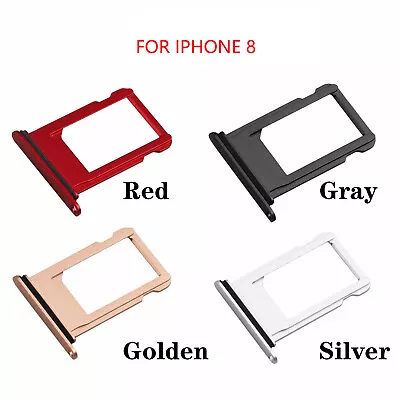 For IPhone 88 Plus Sim Card Tray Micro SD Holder Slot Sim Card Tray Replacement • $2.17