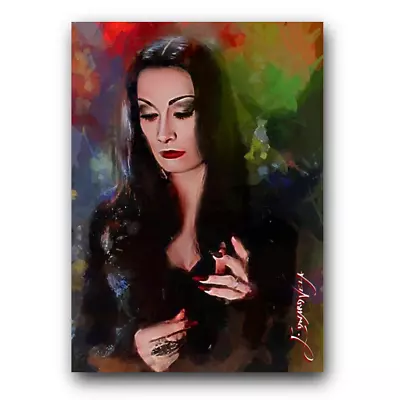 Morticia Addams #5 Art Card Limited 2/50 Edward Vela Signed (Movies Characters) • $1.99