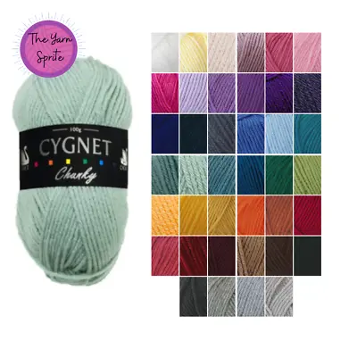 Cygnet Chunky 100g Yarn/Wool For Knitting & Crochet • £1.99