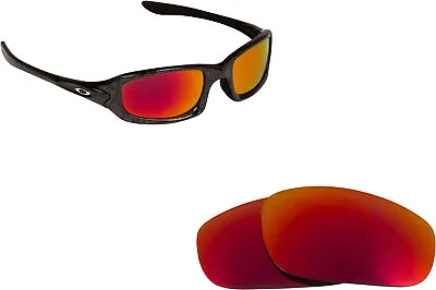 LenSwitch Replacement Lenses For Oakley Fives 4.0 Sunglasses Red Mirror • $5.99