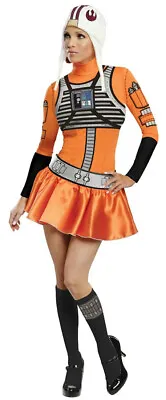 Star Wars Female X-Wing Fighter Pilot Sassy Sexy Adult Costume Size XS 0-2 • $49.99
