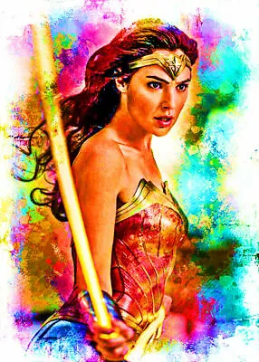 2022 Wonder Woman Dcsh 2/5 Original Print Art Sketch Card Artist Signed • $35